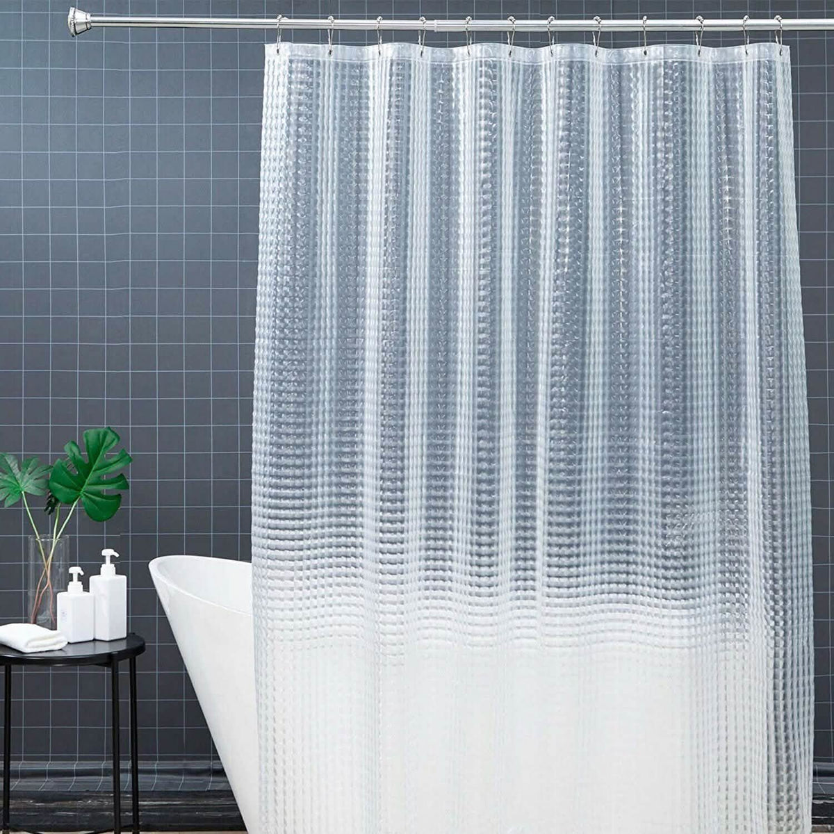 72 Inch FITNATE EVA Shower Clear Curtain Liner-72 Inch FITNATE EVA Shower Clear Curtain Liner