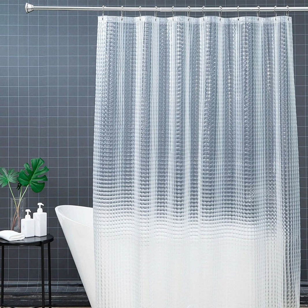 72 Inch FITNATE EVA Shower Clear Curtain Liner-72 Inch FITNATE EVA Shower Clear Curtain Liner