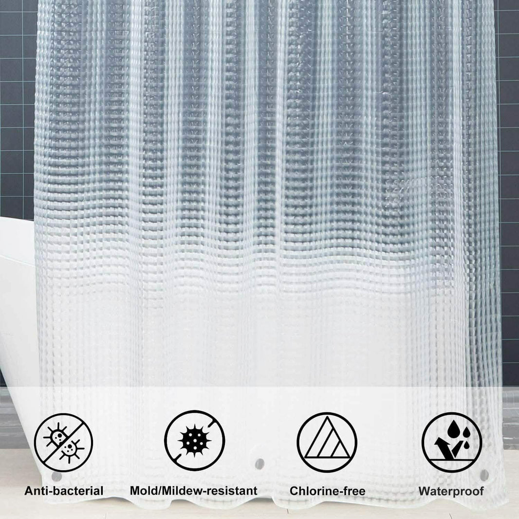 72 Inch FITNATE EVA Shower Clear Curtain Liner-72 Inch FITNATE EVA Shower Clear Curtain Liner