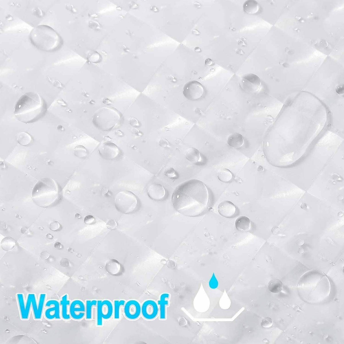 72 Inch FITNATE EVA Shower Clear Curtain Liner-72 Inch FITNATE EVA Shower Clear Curtain Liner