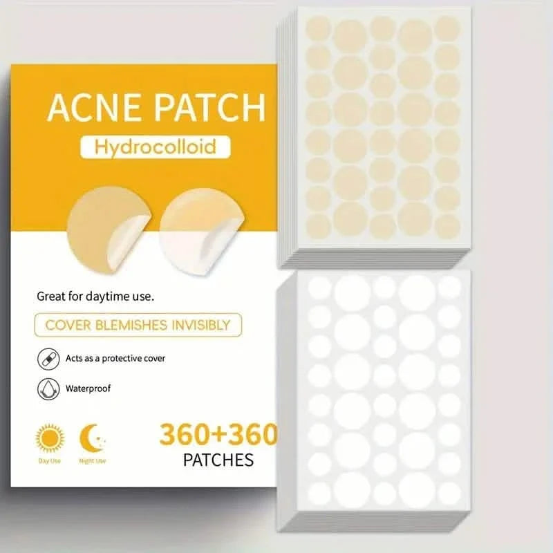 720 Count Hydrocolloid Acne Patches, Blemishes Pimples Covering Patch-720 Count Hydrocolloid Acne Patches, Blemishes Pimples Covering Patch