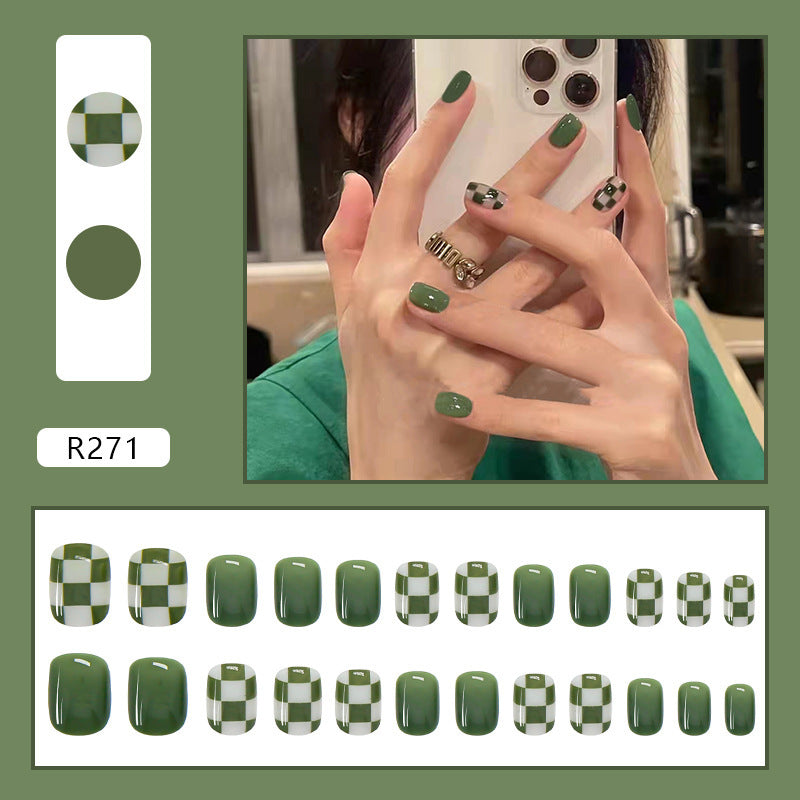 Nail Art Finished Fake Nail Patch Wearable-38219c4cb6bfdf3f0b559480d3aa91ac