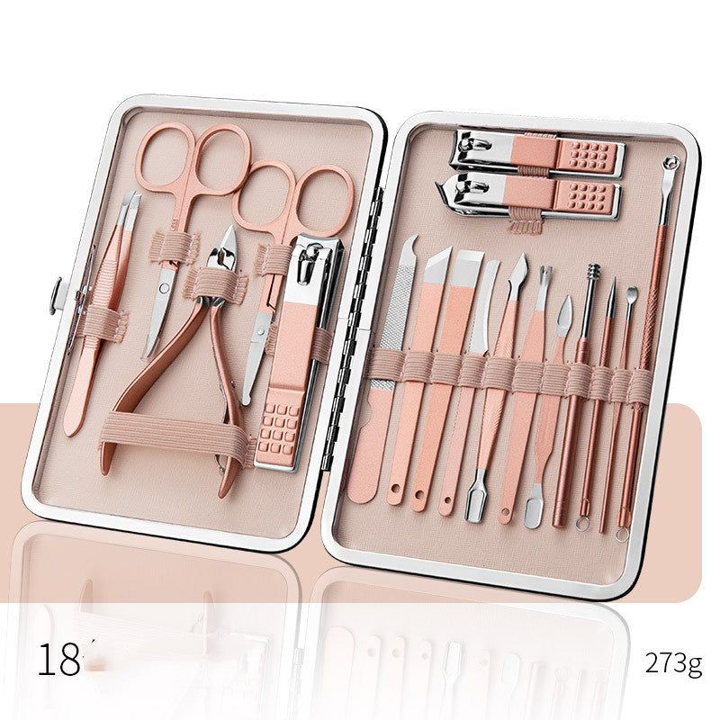 Professional Scissors Nail Clippers Set Ear Spoon Dead Skin Pliers Nail Cutting Pliers Pedicure Knife Nail Groove Trimmers-6f0bb1c801945f98d9561812a8931bb5
