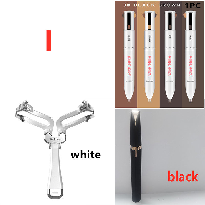 Eyebrow Shaping Set 3 In 1 Foldable Adjustable Eyebrow Stencil For Perfect Brows Shapes Makeup-bf59daa61379eb6aa2b72f131e7dec7