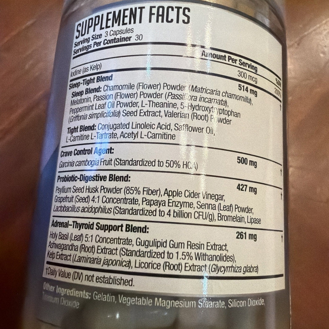 Slim-Tox - Fat-Loss Support - Appetite Control and Restful Sleep - (90 Capsules)-Slim-Tox - Fat-Loss Support - Appetite Control and Restful Sleep - (90 Capsules)