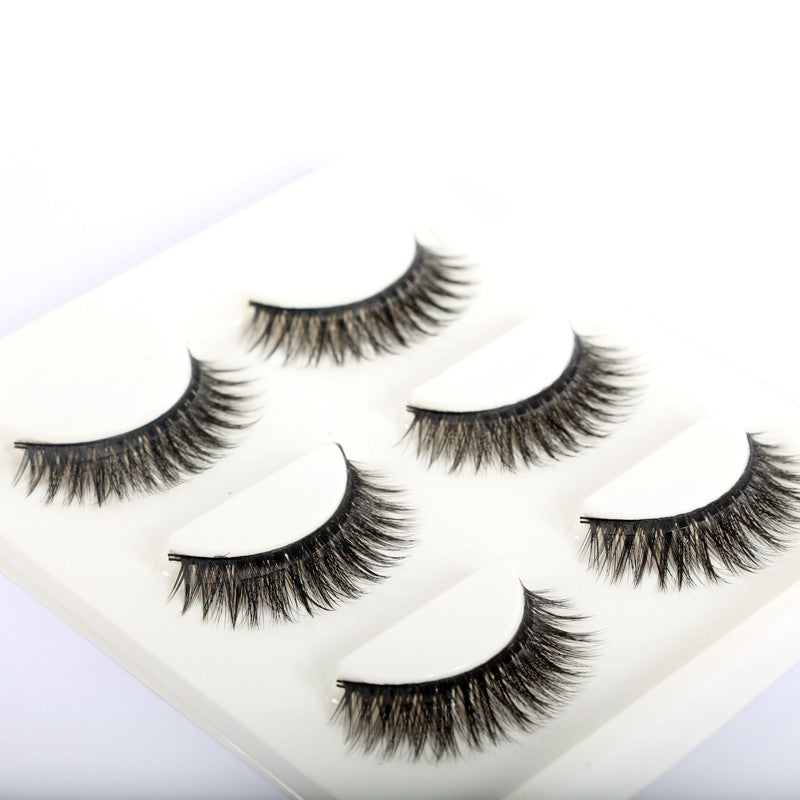 3D False Eye lashes Extension on Reusable Self-Adhesive Natural Curly Eye lashes Self Adhesive Eye lashes Makeup Tools-927b4f4561268a775960456dc298fc