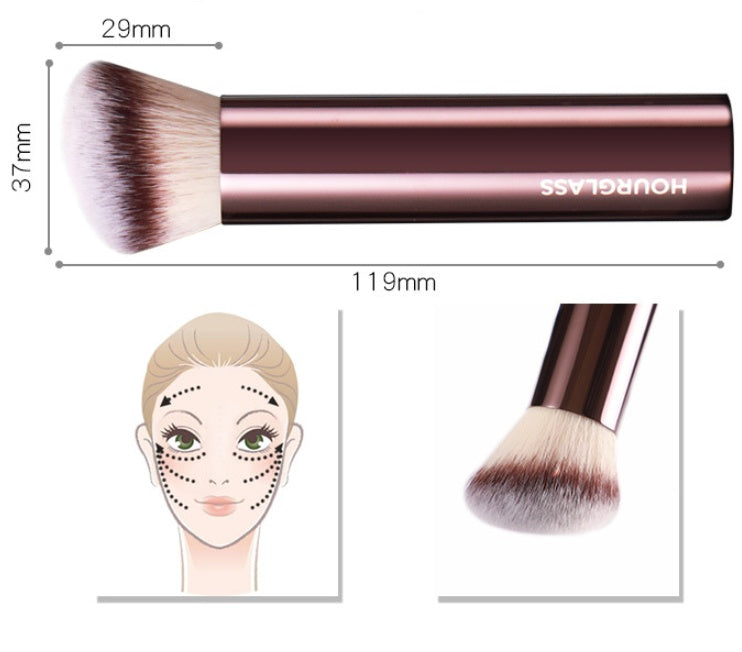 Inclined Flat Head Foundation Brush Makeup Beauty Tool-25d369dadab42758c6b88f11c645797