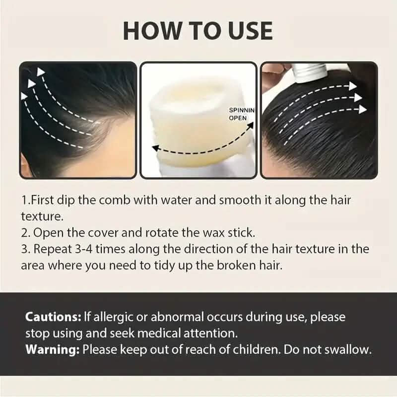 75g Hair Wax Stick for Flyaways and Frizz Control-75g Hair Wax Stick for Flyaways and Frizz Control