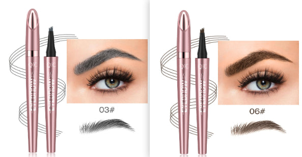 Waterproof And Smooth Not Smudge Four-fork Liquid Eyebrow Pencil-22f43ba815213e1e4c9d2d0f60201981