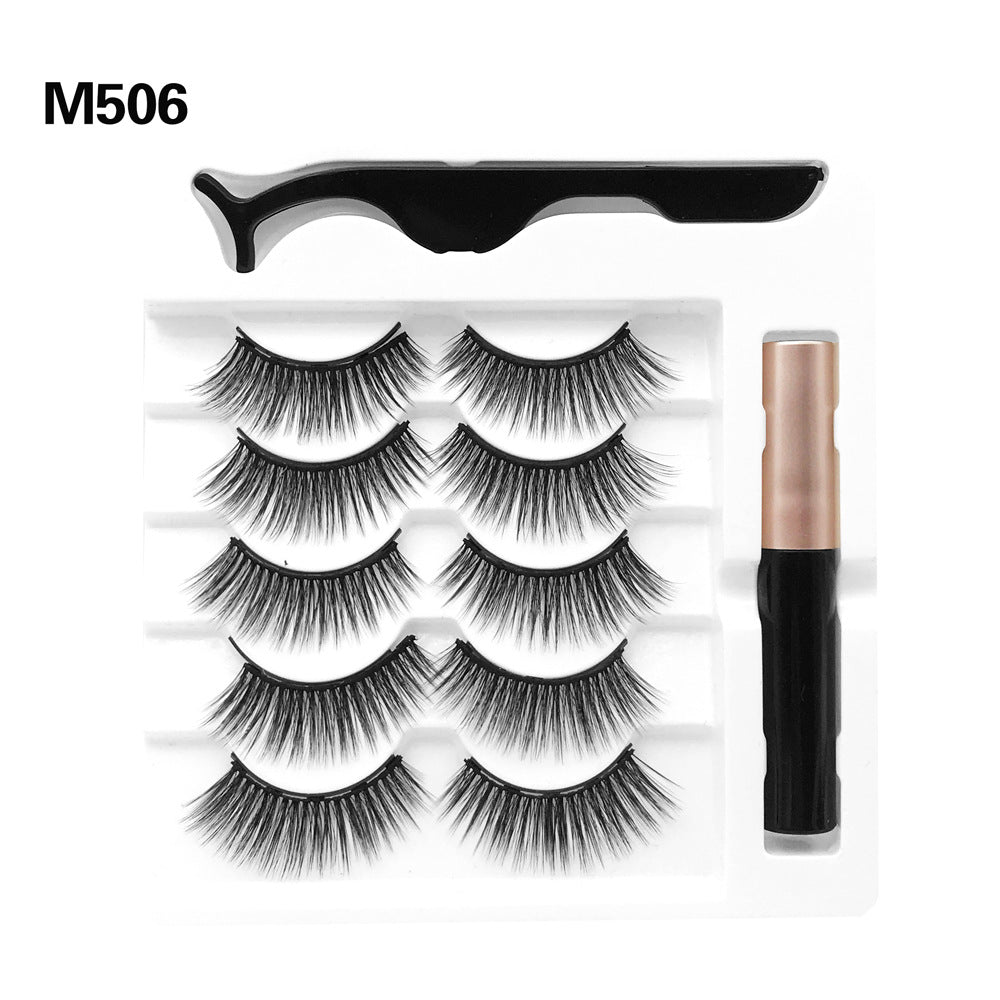 Magnetic False Eyelashes Five Pairs Of Mixed-c6e69590fc1f6169f4cdb2601fbfe2b9