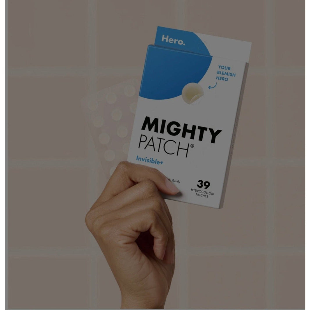 Hero Cosmetics Mighty Patch Invisible+ Acne Pimple Patches - 39 Count-Hero Cosmetics Mighty Patch Invisible+ Acne Pimple Patches - 39 Count