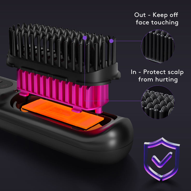 2 In 1 Straight Hair Comb Wireless Hair Straightener Brush Hair Fast Heating Portable Hot Curler USB Charging-d3ad17aead5b31803fc01f436b27e651