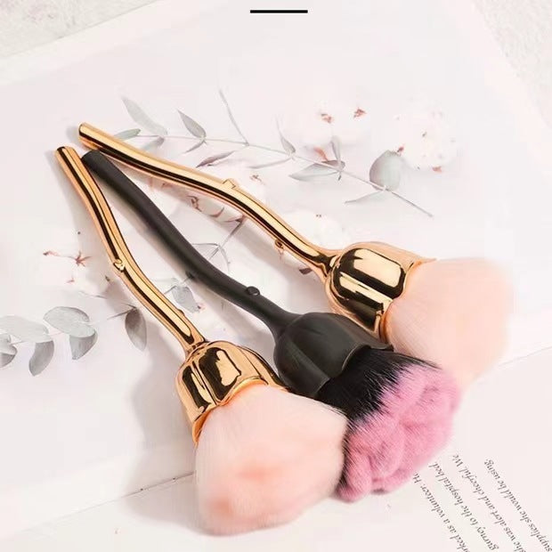 Rose Face Powder Makeup Brush-2d82cbcf0aa409db068ce235a2667601