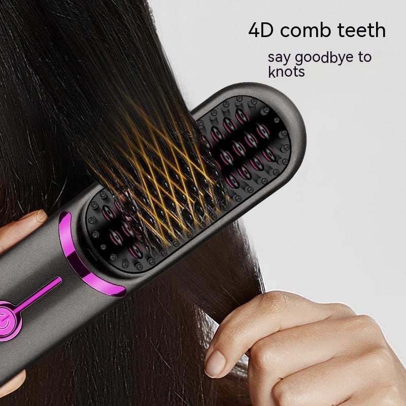 Wireless Straight Comb USB Charging Hairdressing Comb Rolls-fa07cb38c0ca888f83b35c4b30e9f9c9