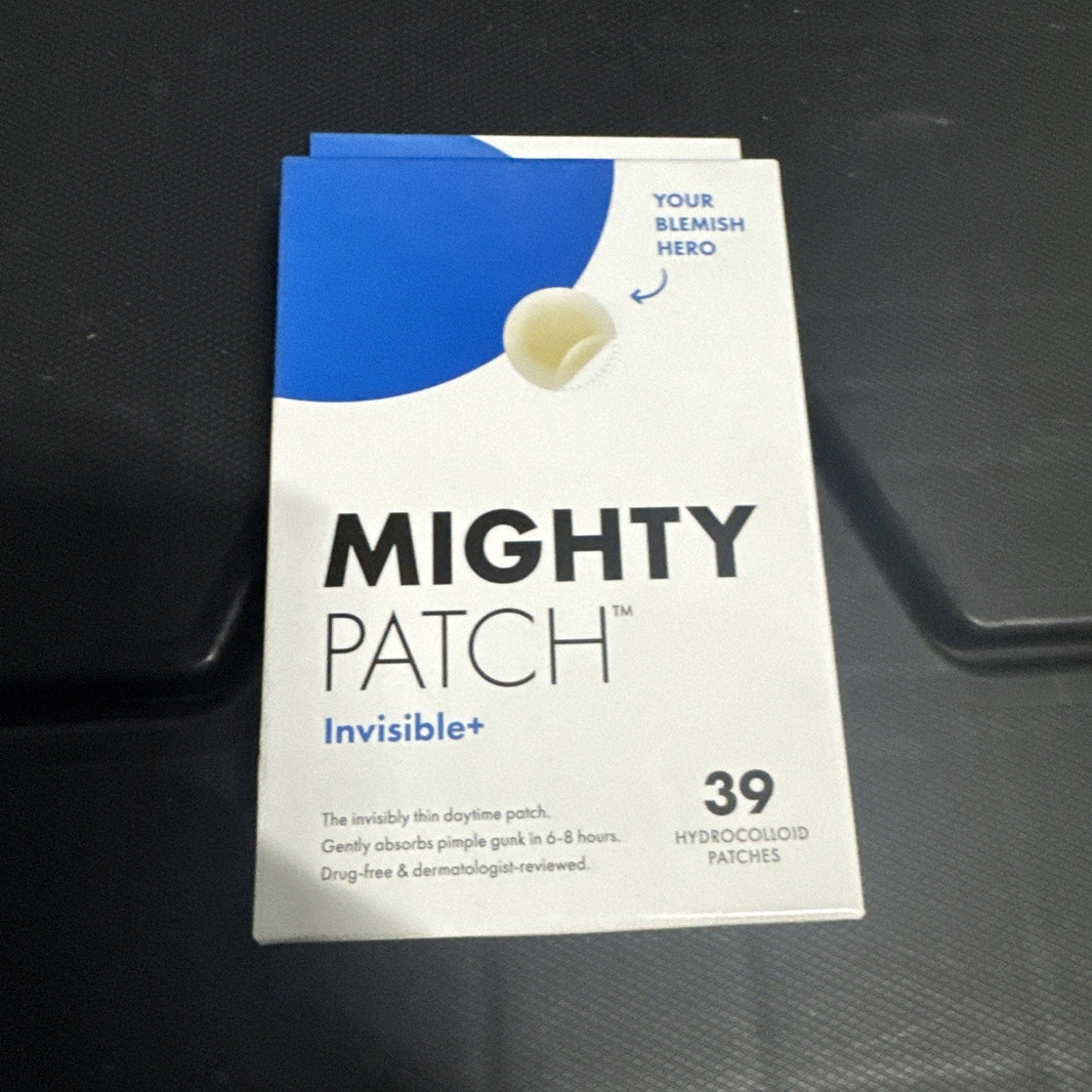 Hero Cosmetics Mighty Patch Invisible+ 39 Hydrocolloid Patches - NIB, Exp. 01/2027-Hero Cosmetics Mighty Patch Invisible+ 39 Hydrocolloid Patches - NIB, Exp. 01/2027