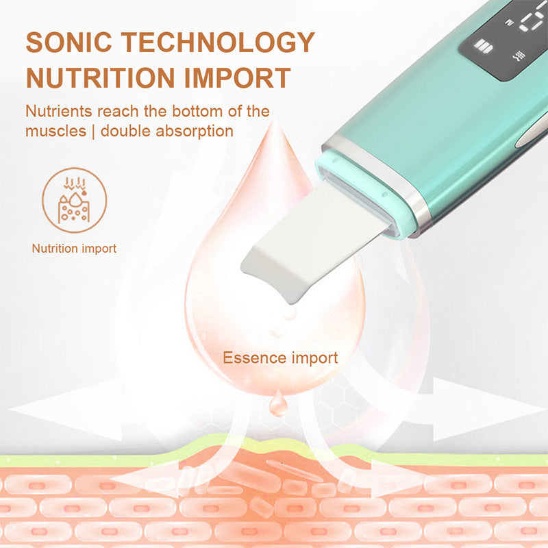 Ultrasonic Vibration Blackhead Remover Deep Cleansing Face Scrubber Pore Cleaner Lifting Machine Facial Led Peeling Shovel-9ec9863fe5faac7f45f3d2c3a48fc72e