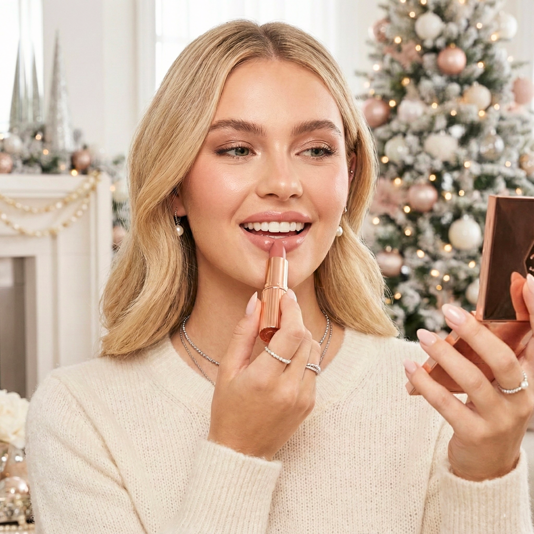 Charlotte Tilbury Pillow Talk Iconic Lip and Cheek Secrets - Pillow Talk-Charlotte Tilbury Pillow Talk Iconic Lip and Cheek Secrets - Pillow Talk