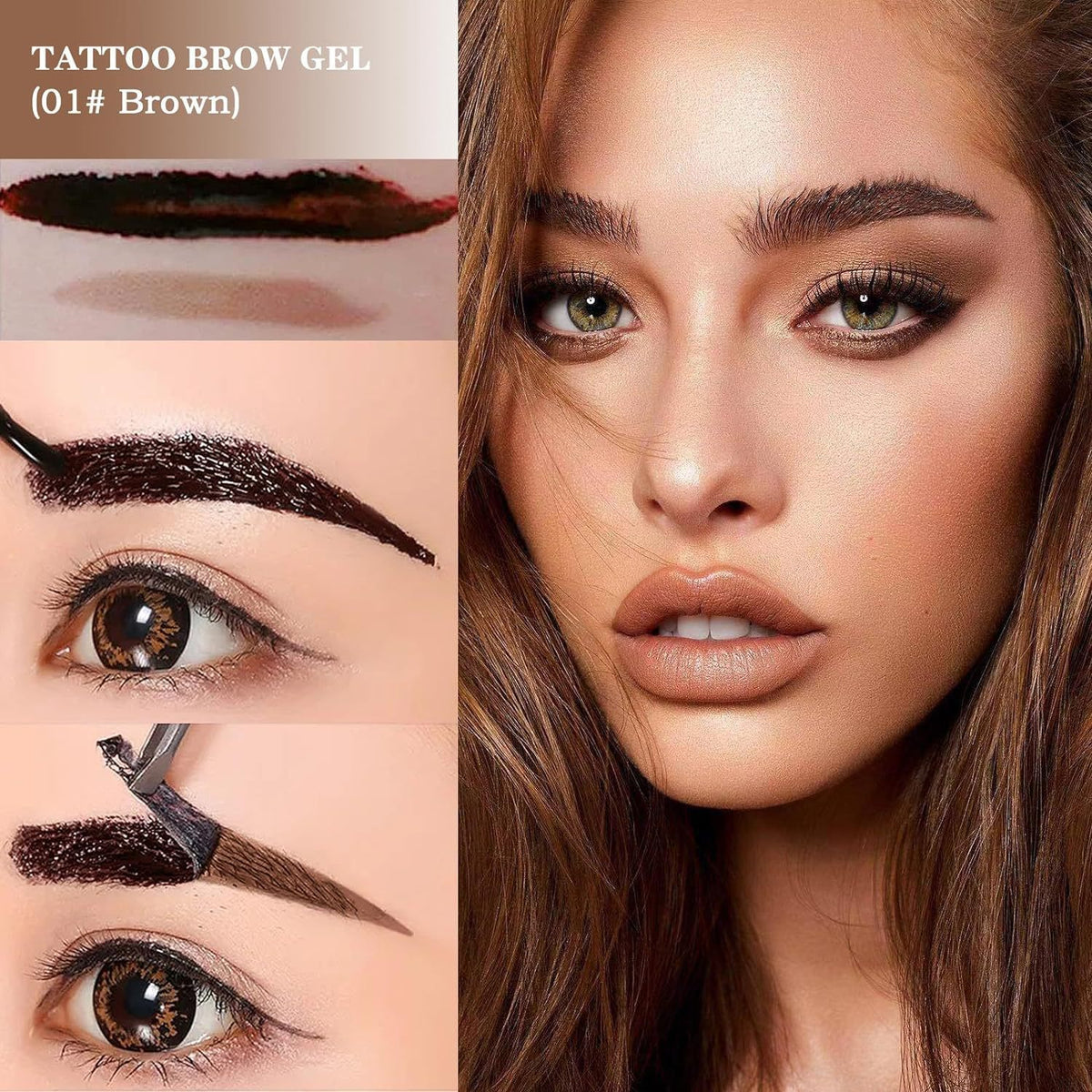 Tattoo Easy Peel Off Eyebrow Gel Cream Types Long-Lasting Smudge-Proof Sweat Resistant Waterproof Cosmetics-78b80f469ae54478bb7fb389b1fc9a97