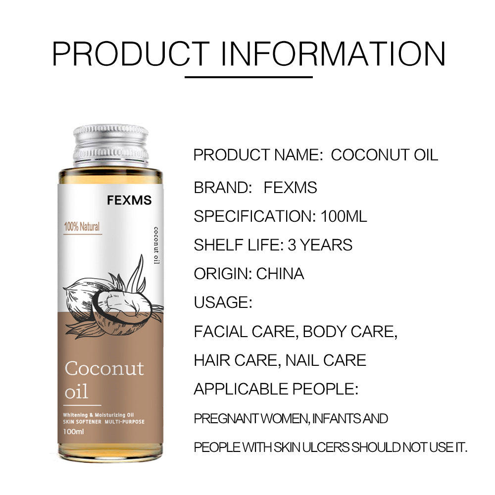 Coconut Skin Care Massage Body Care Essential Oil-9853da168328a9d2536c16cd962261d8