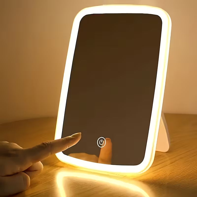 Makeup Mirror with Lights – USB Rechargeable-Makeup Mirror with Lights – USB Rechargeable