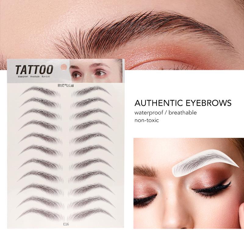 Ecological Waterproof Natural Simulation Eyebrow Stickers-4c3b68401bd755bc74443f65abc83e71