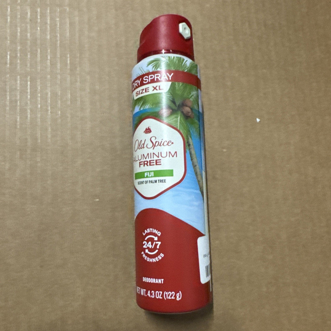 Old Spice Fiji Aluminum-Free Dry Spray Deodorant, XL, 4.3 oz-Old Spice Fiji Aluminum-Free Dry Spray Deodorant, XL, 4.3 oz