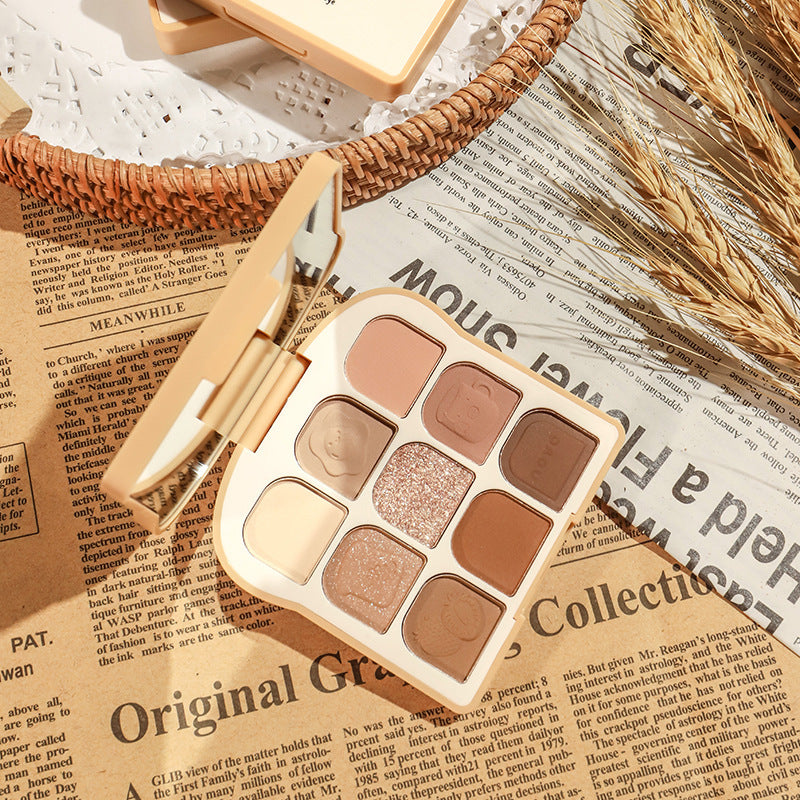 Blush All-in-one Ins Nine-color Eyeshadow Palette-848135b951dab3adac5709d6d116496f