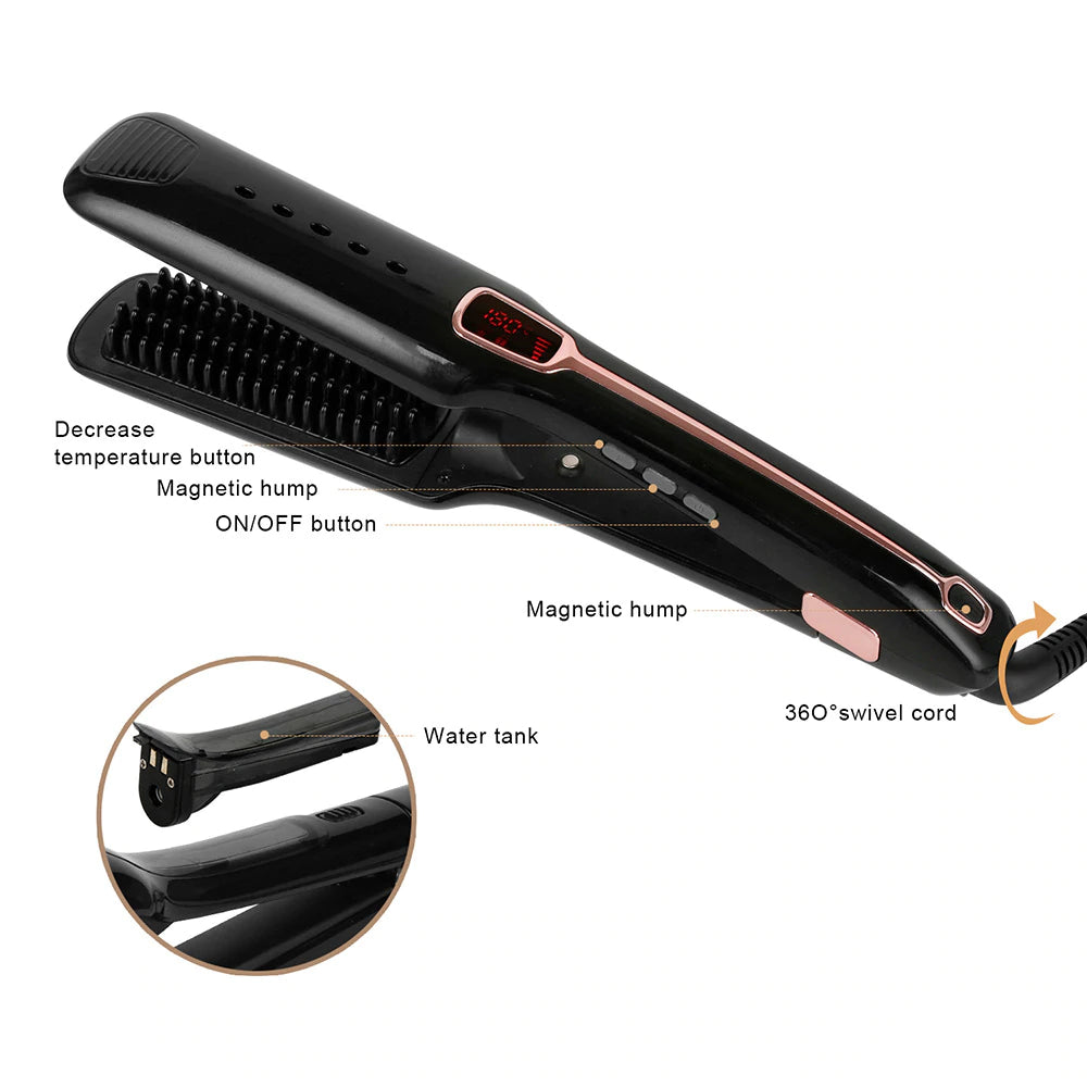Hair Straightener Multifunctional Steam Spray Straightening Comb Comb Hair Care Tool-c5d72f91a8de2ca8bc84048dcd61371a