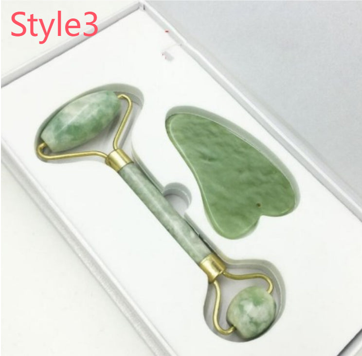 Jade Roll Massager Relieves Facial Tension-3d70a44307176e1feb4e921616ffc96