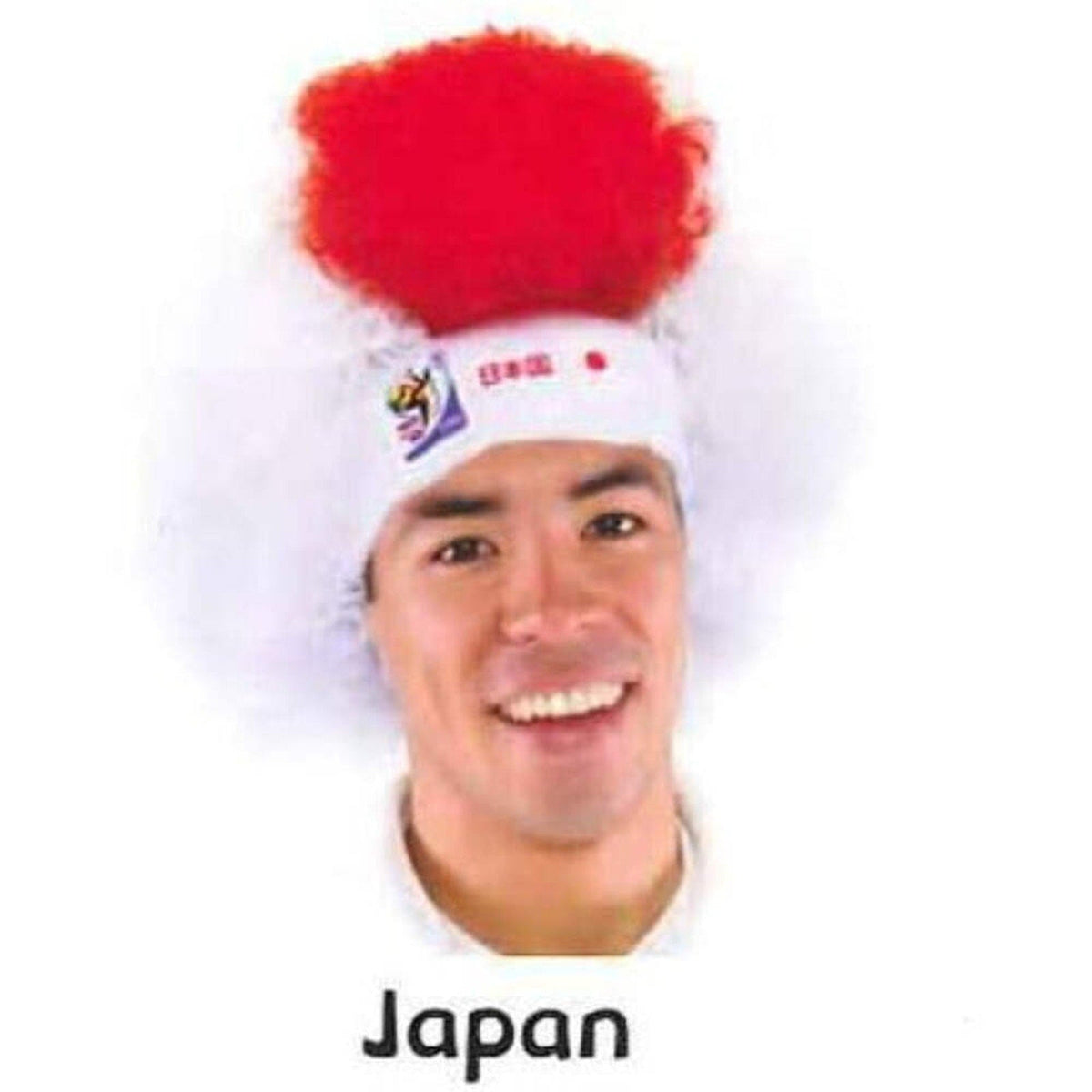 Japan World Cup Soccer Afro Wig 25-Count Case Pack – Official FIFA Licensed Retro Fan Gear-Japan World Cup Soccer Afro Wig 25-Count Case Pack – Official FIFA Licensed Retro Fan Gear