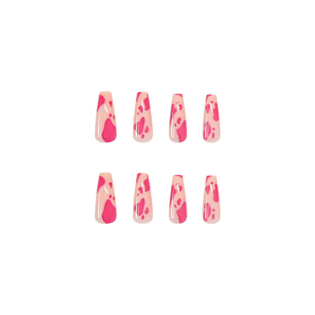 Long Ballet European And American Nails 24 Pieces-a3ff21f316f7213e518a2aaa5909b401