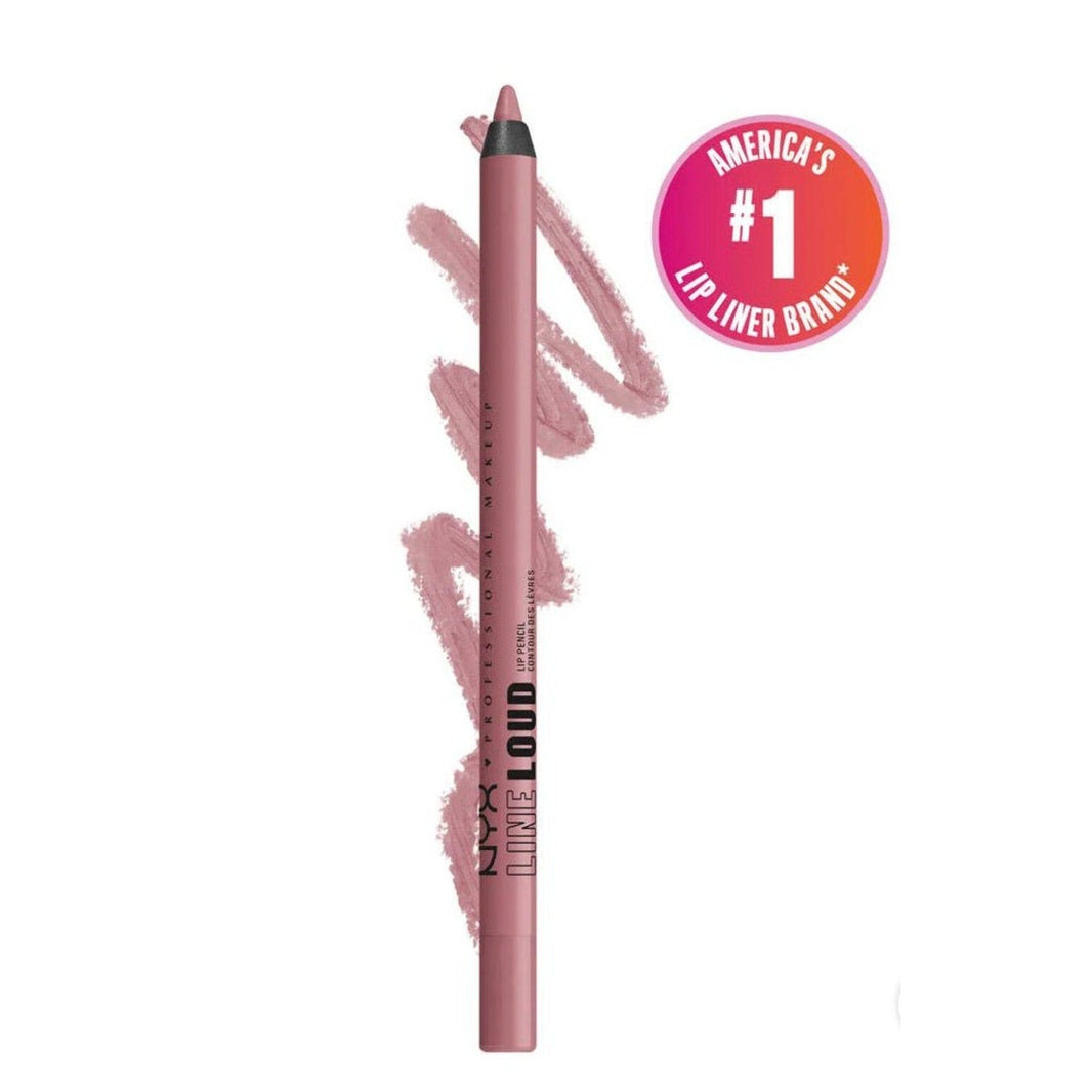 NYX Professional Makeup Line Loud Lip Liner, Longwear Matte Lip Pencil - Fierce Flirt-NYX Professional Makeup Line Loud Lip Liner, Longwear Matte Lip Pencil - Fierce Flirt