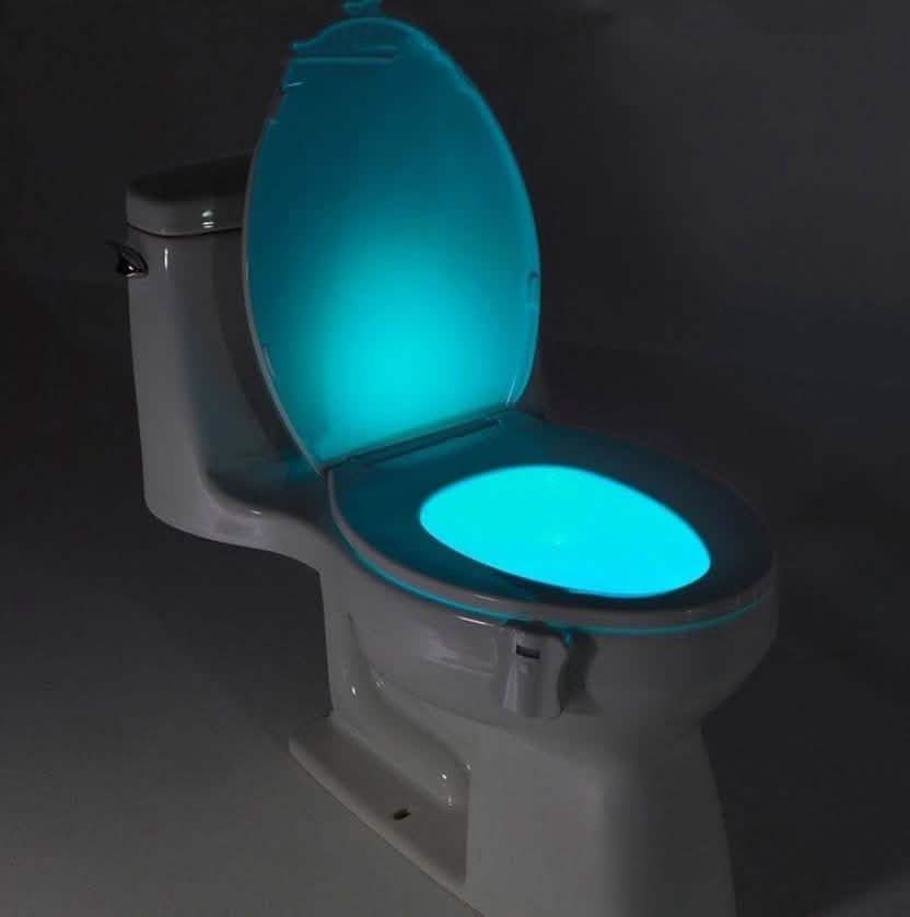 8-Color LED Sensor Motion-Activated Bathroom Toilet Light-8-Color LED Sensor Motion-Activated Bathroom Toilet Light