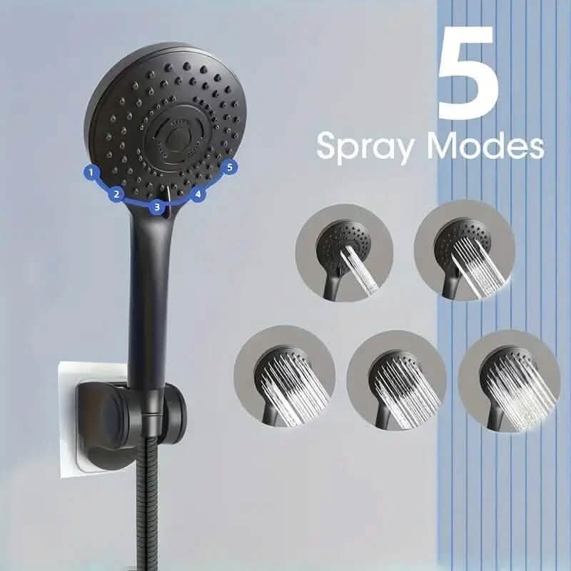 8-Inch High Pressure Showerhead with 11-Inch Adjustable Extension Arm-8-Inch High Pressure Showerhead with 11-Inch Adjustable Extension Arm