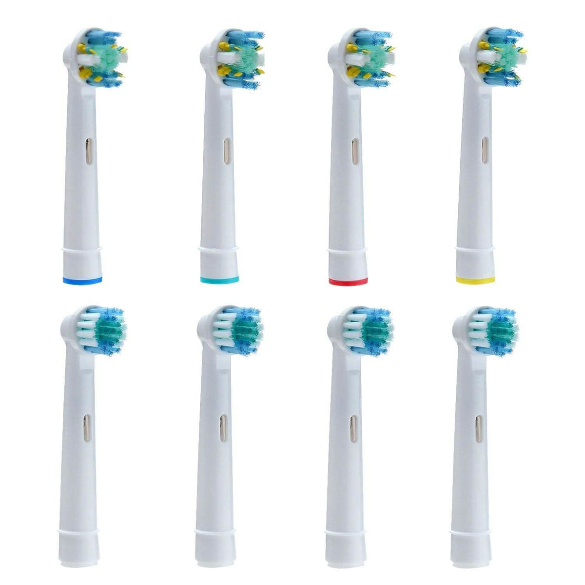 8-Pack: Generic Oral-B Braun Electric Toothbrush Heads Replacement Round Soft-8-Pack: Generic Oral-B Braun Electric Toothbrush Heads Replacement Round Soft