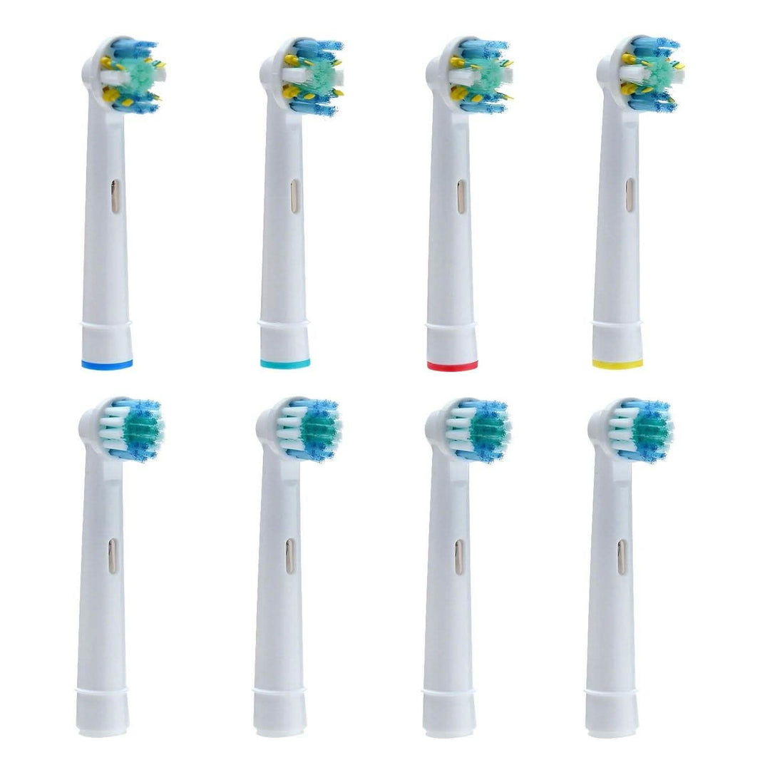 8-Pack: Generic Oral-B Braun Electric Toothbrush Heads Replacement Round Soft-8-Pack: Generic Oral-B Braun Electric Toothbrush Heads Replacement Round Soft