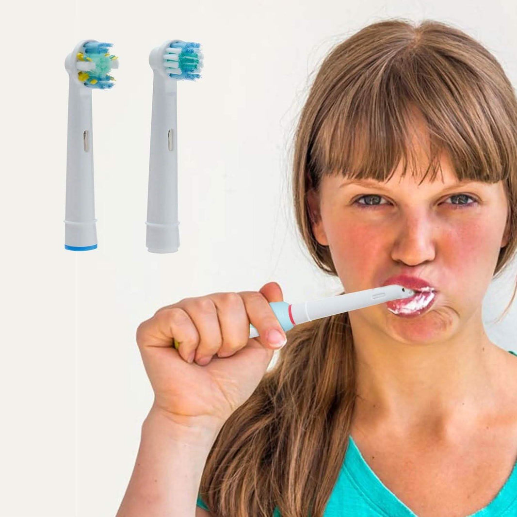 8-Pack: Generic Oral-B Braun Electric Toothbrush Heads Replacement Round Soft-8-Pack: Generic Oral-B Braun Electric Toothbrush Heads Replacement Round Soft