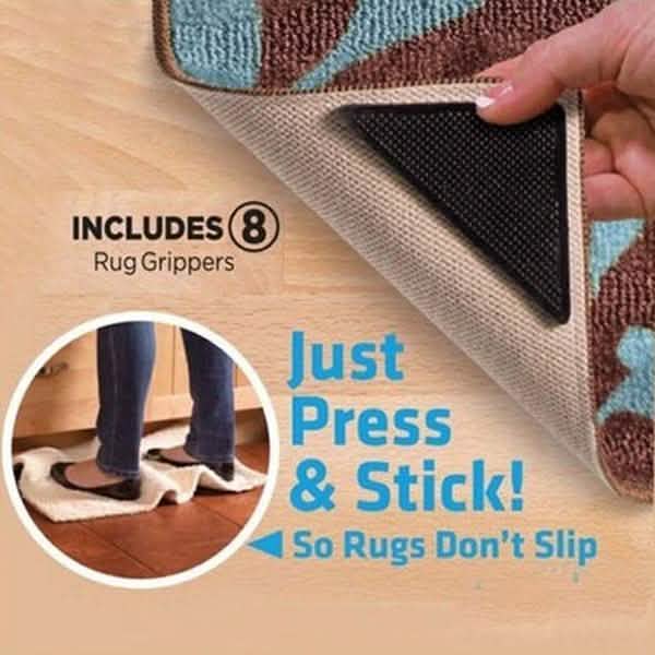 8 Piece: Non-Slip Silicone Mat Grippers-8 Piece: Non-Slip Silicone Mat Grippers