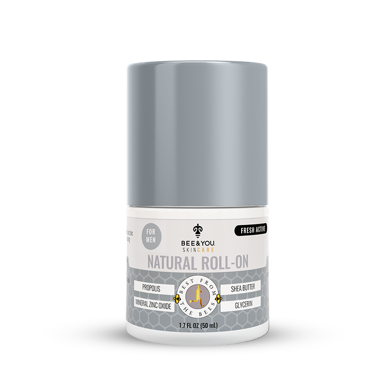 Bee & You 1.7 oz Roll on Deodorant for Men-Bee & You 1.7 oz Roll on Deodorant for Men