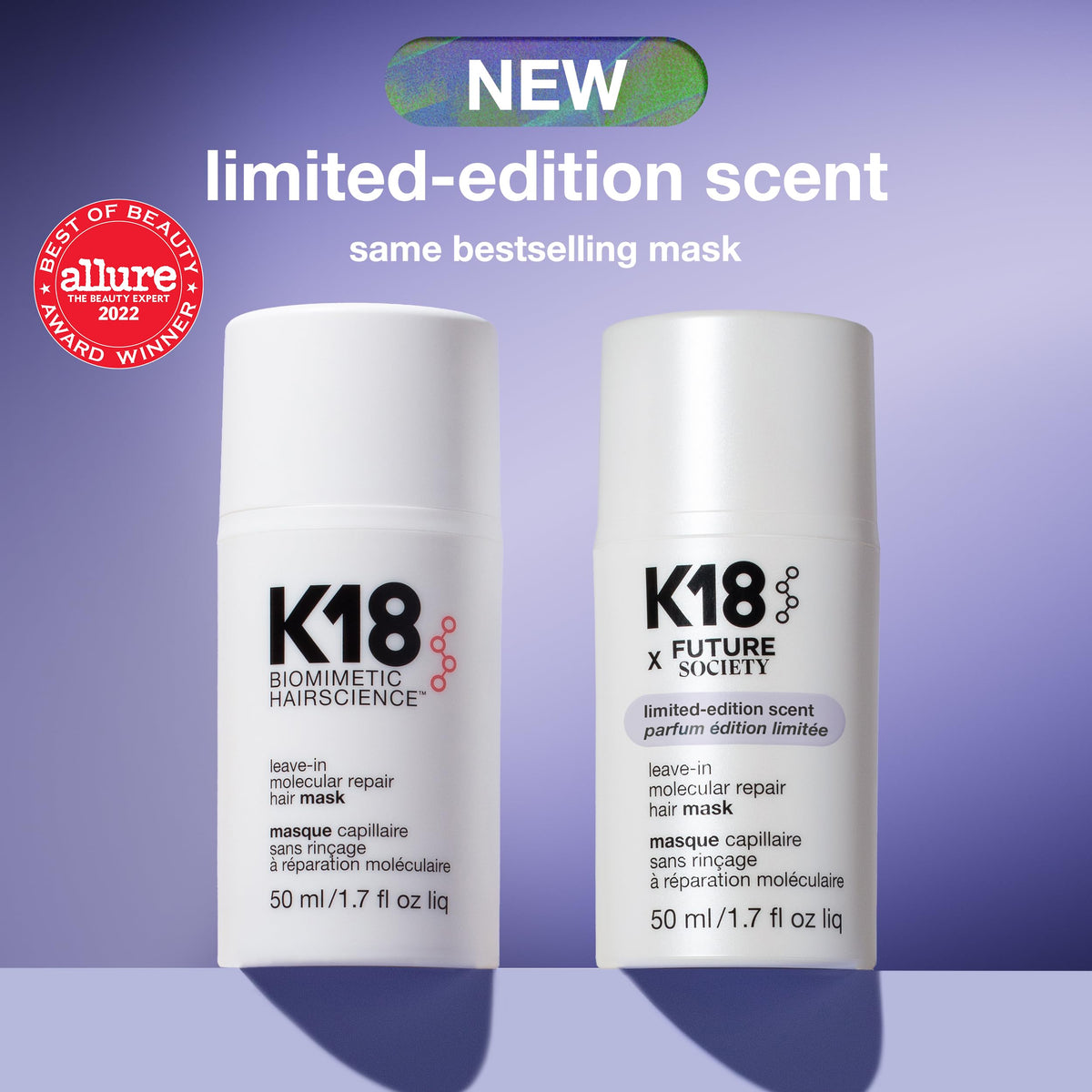 K18 Leave-In Molecular Repair Hair Mask, Patented, Lasting Repair For Dry, Frizzy, Damaged Hair, Reverse Damage In 4 Minutes From Bleach, Color, Chemical Services + Heat-K18 Leave-In Molecular Repair Hair Mask, Patented, Lasting Repair For Dry, Frizzy, Damaged Hair, Reverse Damage In 4 Minutes From Bleach, Color, Chemical Services + Heat