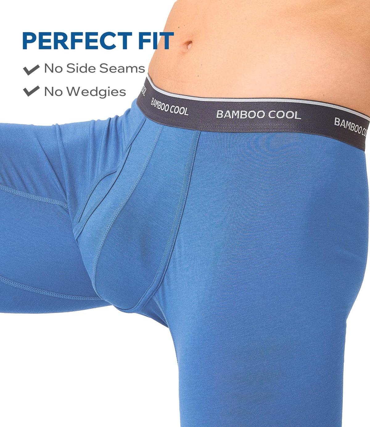 BAMBOO COOL Ultra Soft Mens Underwear Boxer Briefs Multi-pack | Bamboo Fabric‌,No Ride Up,More Breathable Than Cotton-BAMBOO COOL Ultra Soft Mens Underwear Boxer Briefs Multi-pack | Bamboo Fabric‌,No Ride Up,More Breathable Than Cotton