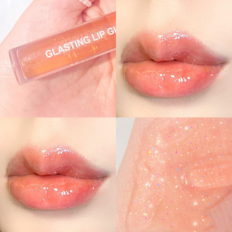 Water-light Beautiful Lip Gloss Lip Glaze With Flashing Toot Lip Lip Gloss For Men And Women Students Beginners Plump Jelly Color-ec43b99f2cad572c010d1d553ad242ee