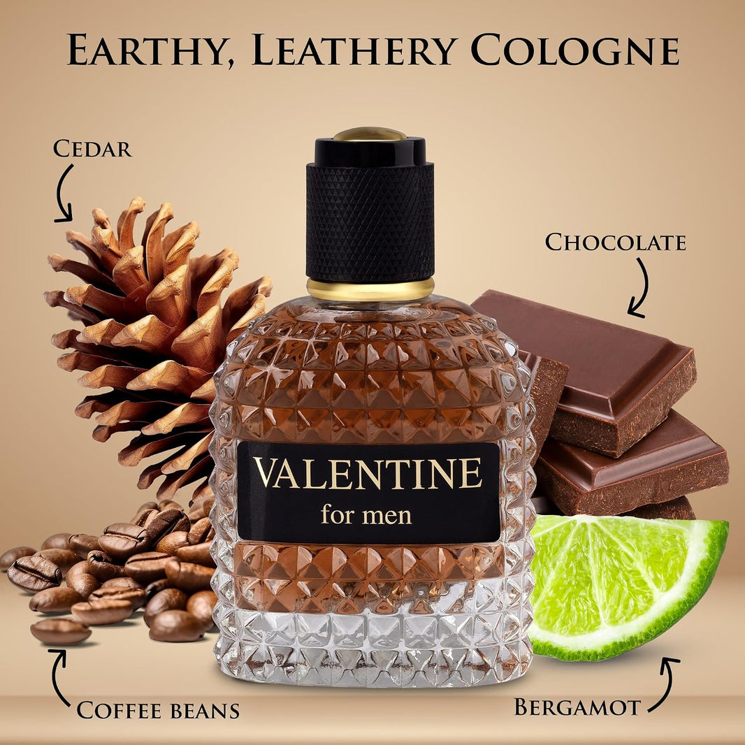 URBAN COLLECTION Valentine for Men Eau De Parfum- Top Notes of Woody & Outdoor - Middle Scent of Roasted Coffee Bean, Chocolate & Hazelnut - Free of Paraben - Elegant 100ml Bottle, Men Parume-URBAN COLLECTION Valentine for Men Eau De Parfum- Top Notes of Woody & Outdoor - Middle Scent of Roasted Coffee Bean, Chocolate & Hazelnut - Free of Paraben - Elegant 100ml Bottle, Men Parume