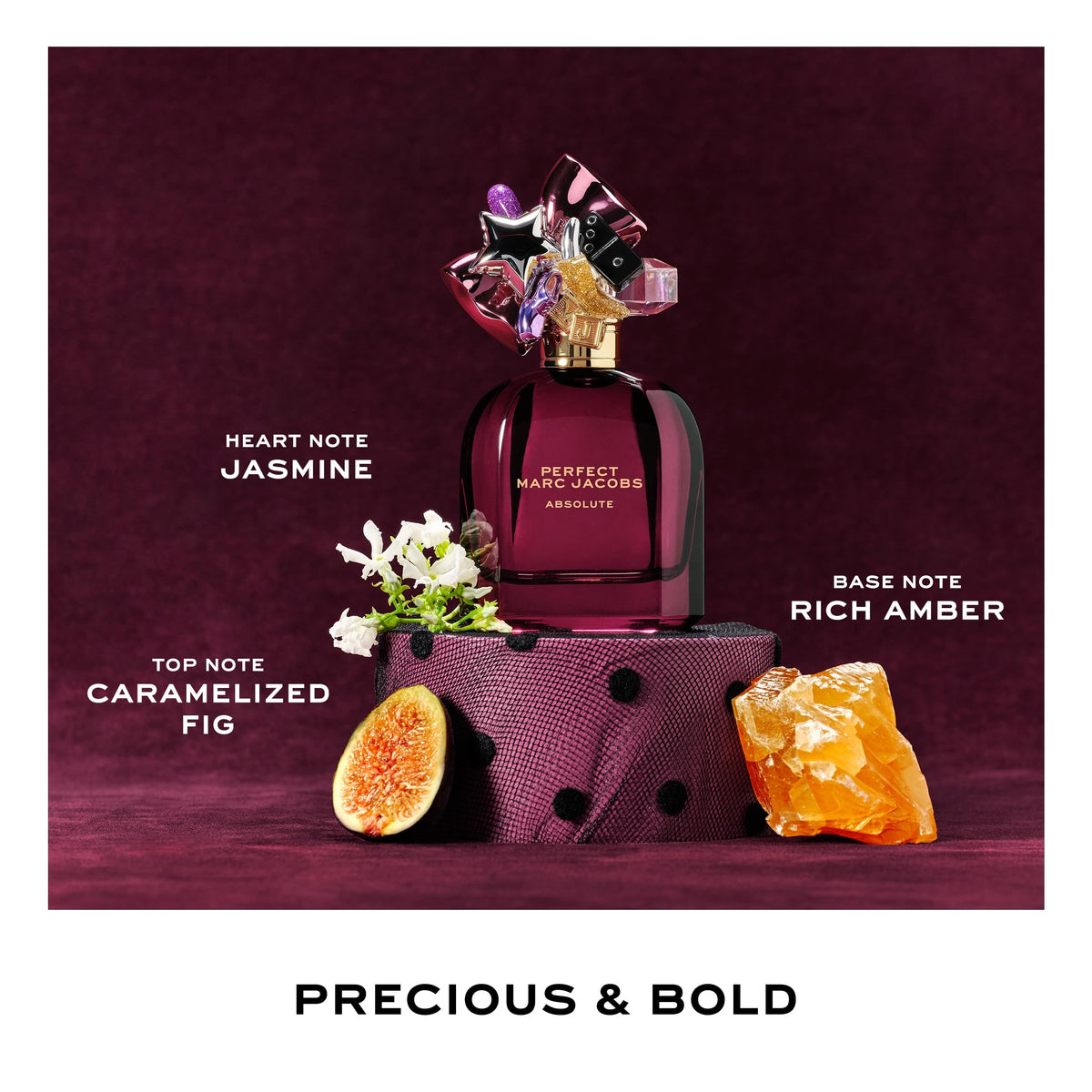 Marc Jacobs Perfect Absolute Eau de Parfum – Ambery Women's Perfume – With Notes Caramelized Fig Accord, Jasmine Absolu & Rich Amber Accord-Marc Jacobs Perfect Absolute Eau de Parfum – Ambery Women's Perfume – With Notes Caramelized Fig Accord, Jasmine Absolu & Rich Amber Accord