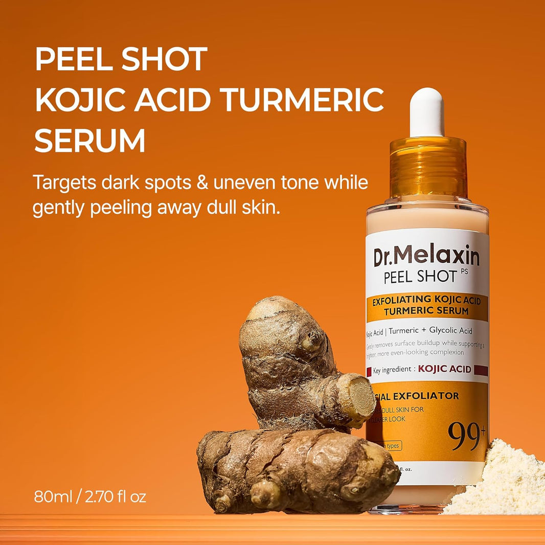 Dr. Melaxin Peel Shot Exfoliating Kojic Acid Turmeric Serum-Dr. Melaxin Peel Shot Exfoliating Kojic Acid Turmeric Serum