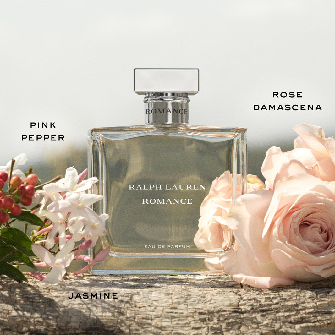 RALPH LAUREN FRAGRANCES - Romance - Eau de Parfum - Women's Perfume - Floral & Woody - With Rose, Jasmine, and Berries - Medium Intensity-RALPH LAUREN FRAGRANCES - Romance - Eau de Parfum - Women's Perfume - Floral & Woody - With Rose, Jasmine, and Berries - Medium Intensity