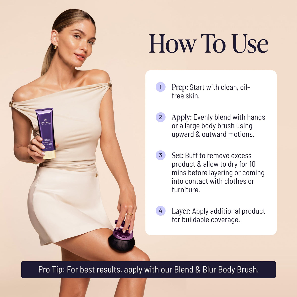 Westmore Beauty Body Coverage Perfector – Waterproof Leg & Body Makeup/Bronzer For Women - Best Tattoo Cover Up Makeup & Tattoo Concealer - 3.5 Oz Natural Radiance-Westmore Beauty Body Coverage Perfector – Waterproof Leg & Body Makeup/Bronzer For Women - Best Tattoo Cover Up Makeup & Tattoo Concealer - 3.5 Oz Natural Radiance