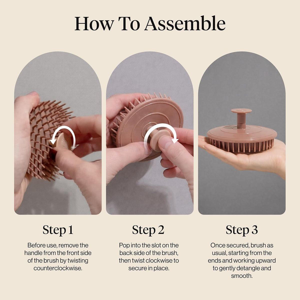 Kitsch Scalp Massager for Hair Care - Scalp Scrubber, Shampoo Brush & Exfoliator for Scalps- Hair Scrubber for Relaxing Bath - Terracotta-Kitsch Scalp Massager for Hair Care - Scalp Scrubber, Shampoo Brush & Exfoliator for Scalps- Hair Scrubber for Relaxing Bath - Terracotta