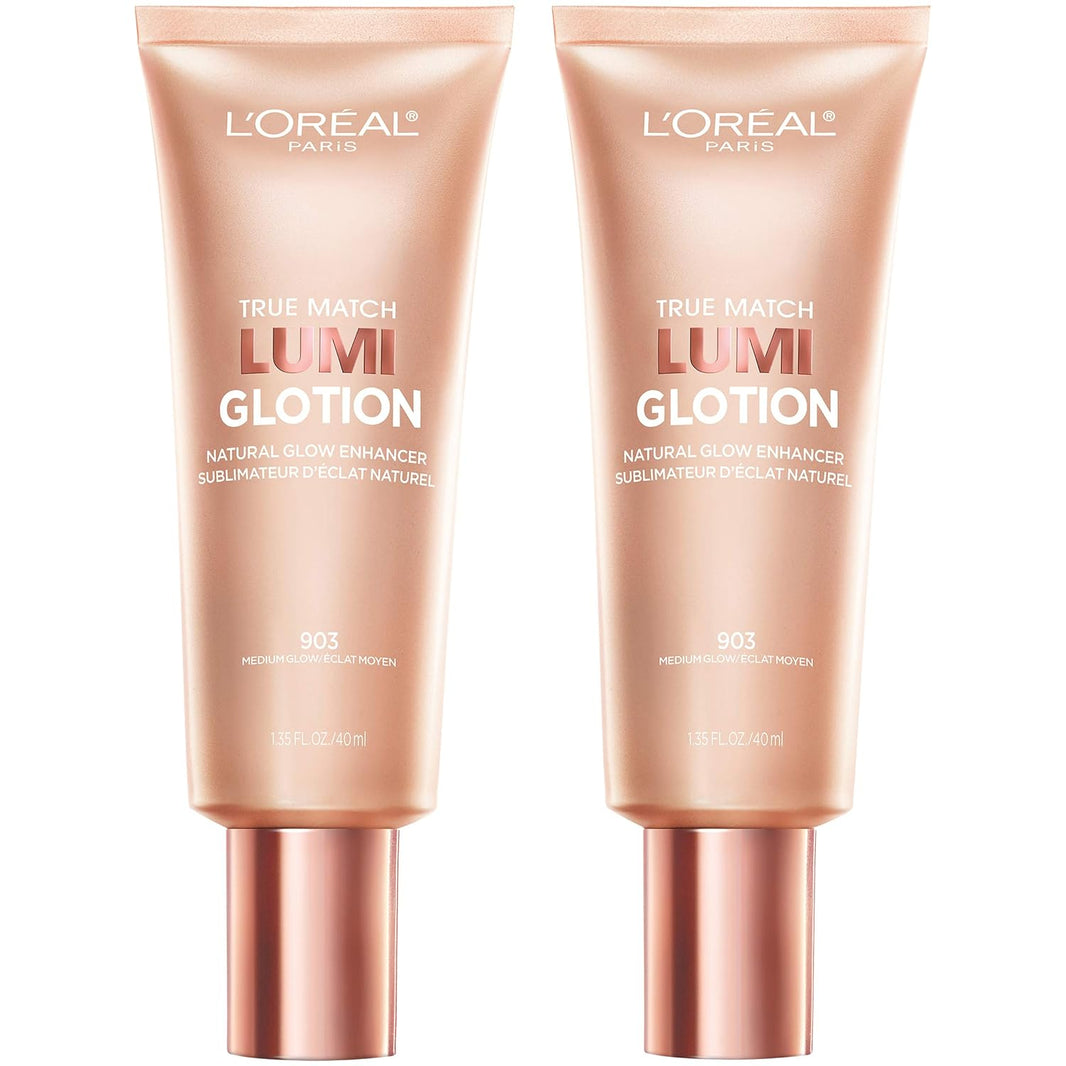 L'Oreal Paris Makeup True Match Lumi Glotion, Natural Glow Enhancer, Illuminator Highlighter, Bronzing Drops For a Sun-Kissed Glow, 903 Medium-L'Oreal Paris Makeup True Match Lumi Glotion, Natural Glow Enhancer, Illuminator Highlighter, Bronzing Drops For a Sun-Kissed Glow, 903 Medium