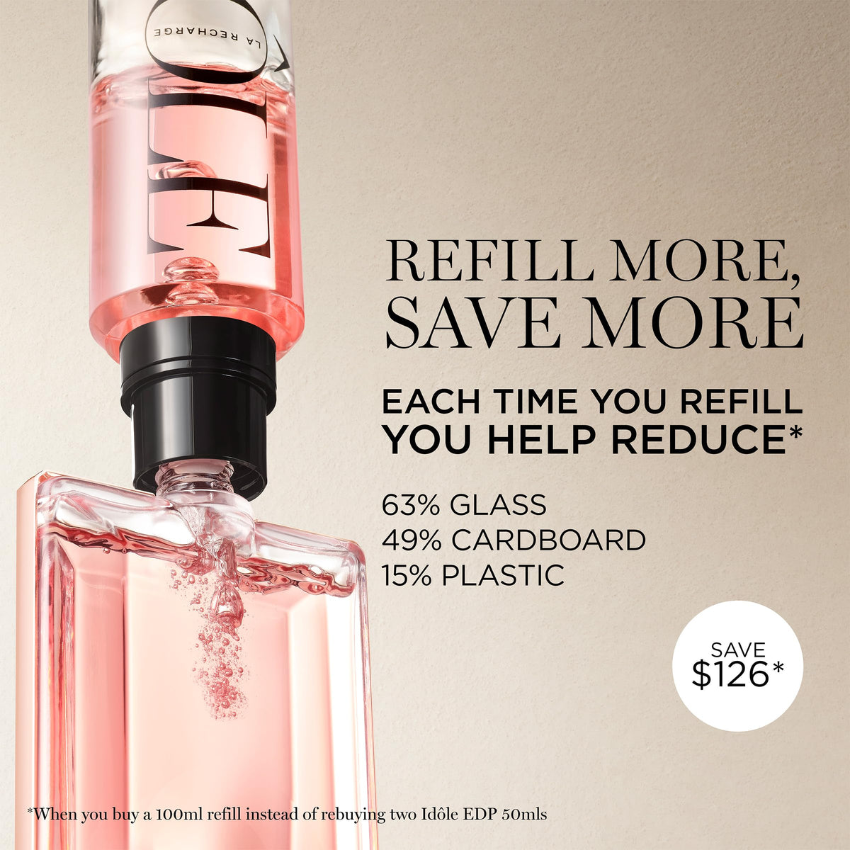 Lancôme Idôle Eau de Parfum - Long Lasting Fragrance with Notes of Bergamont, Jasmine & Vanilla - Fresh & Floral Women's Perfume-Lancôme Idôle Eau de Parfum - Long Lasting Fragrance with Notes of Bergamont, Jasmine & Vanilla - Fresh & Floral Women's Perfume